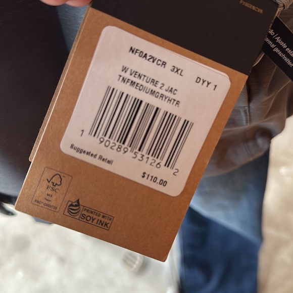 Size 3x - THE NORTH FACE Women’s Venture 2 Waterproof Hooded Rain coat Jacket - Picture 9 of 9